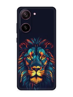 Colorful Lion Embossed Soft Silicone Case for Oneplus Nord Ce 5 (5G)