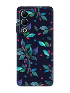 Decorative Watercolor Flower Embossed Soft Silicone Case for Oppo A5 (5G)
