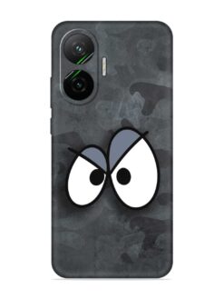 Big Eyes Night Mode Embossed Soft Silicone Case for Poco F7 (5G)