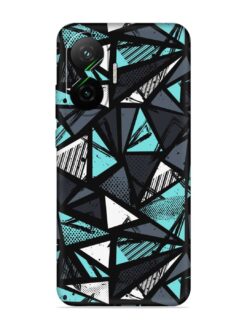 Abstract Seamless Embossed Soft Silicone Case for Poco F7 (5G)