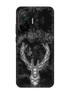 Ancient Deer Embossed Soft Silicone Case for Poco F7 (5G)
