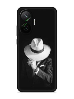 Men Under Hat Embossed Soft Silicone Case for Poco F7 (5G)