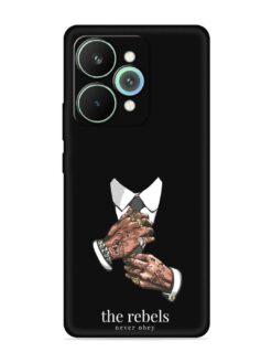 Rebels Slogan Man Embossed Soft Silicone Case for Realme 15 Pro (5G)