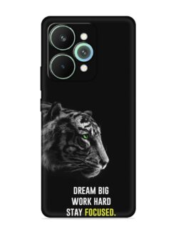 Dream Big Work Hard Embossed Soft Silicone Case for Realme 15 Pro (5G)