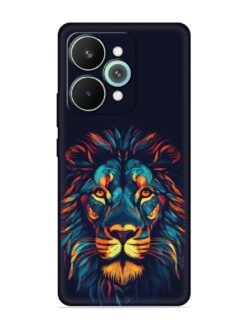 Colorful Lion Embossed Soft Silicone Case for Realme 15 Pro (5G)