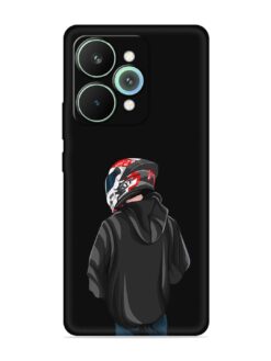 Motorcycle Rider Embossed Soft Silicone Case for Realme 15 Pro (5G)