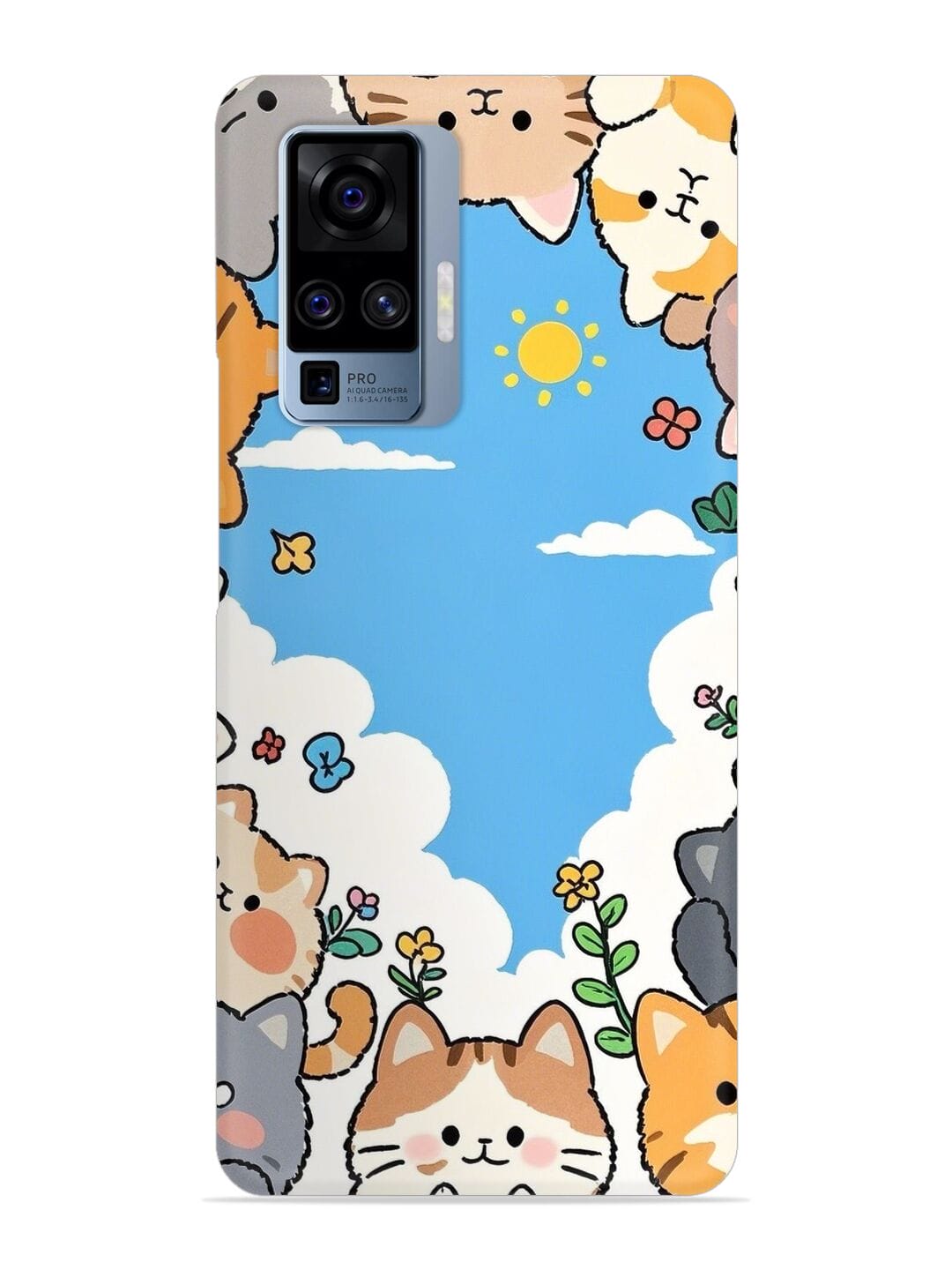 Mobile Phone Vivo X50 Pro Cover Aramid Fibre Series Shockproof