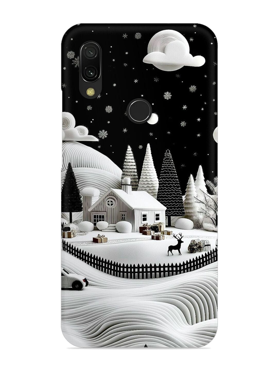 Phone Case Redmi Y3 Cover Black Screen Protector Redmi Y3 Cover