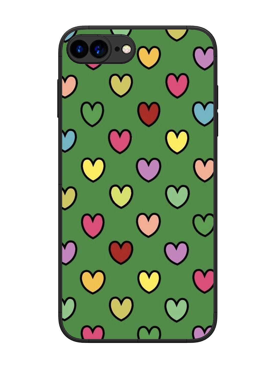 Buy Rainbow Heart Parade SoftSnap Cover for Apple Iphone Plus at