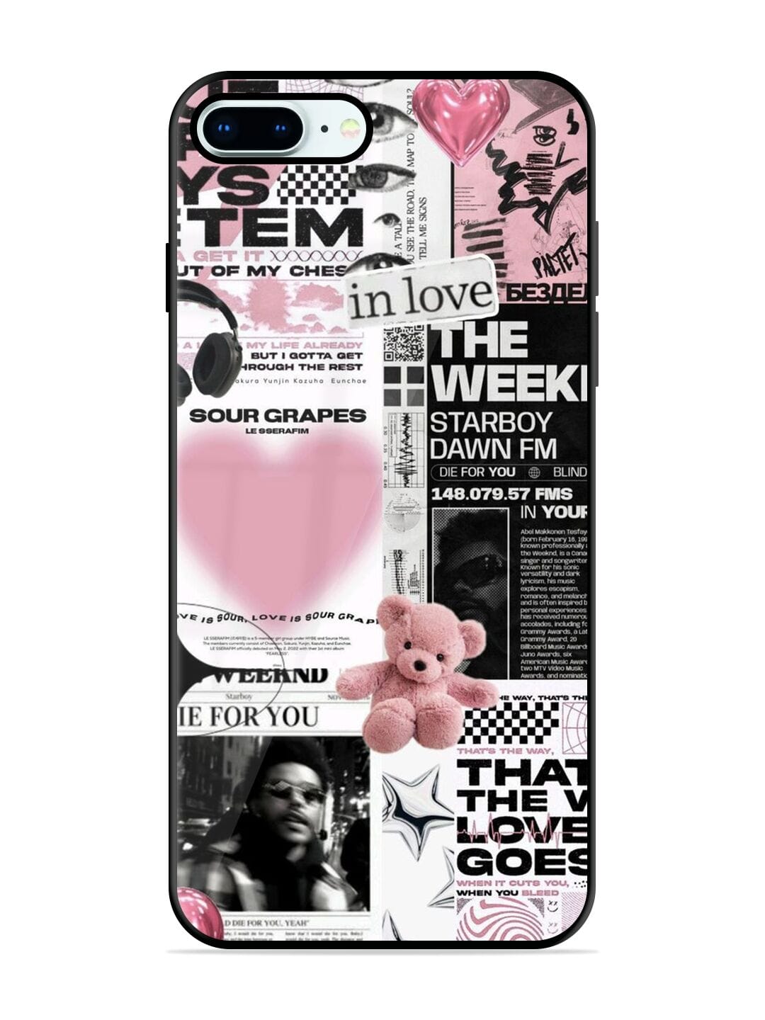 Buy Aesthetic Music Collage SoftSnap Cover for Apple Iphone Plus