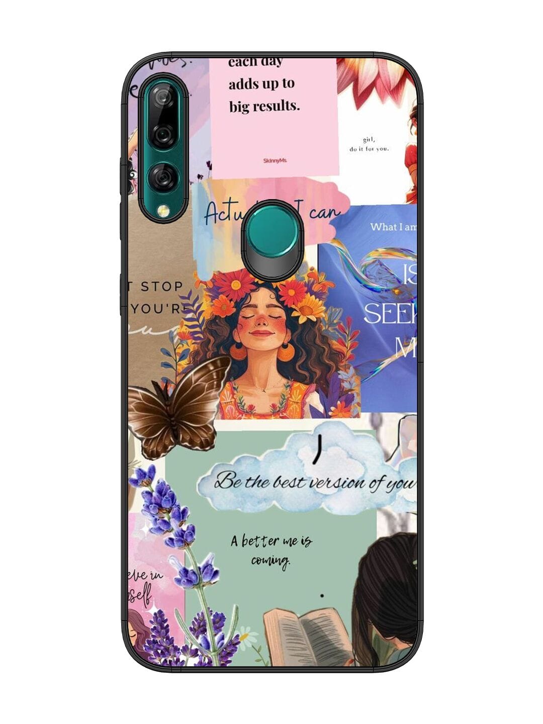 Buy Centered Around Themes Of Positivity SoftSnap Cover for Honor Y9 Prime  at 199 Only Zapvi