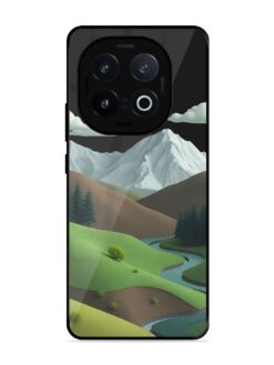 Stylized Mountain Scene SoftSnap Case for Iqoo 13 (5G)