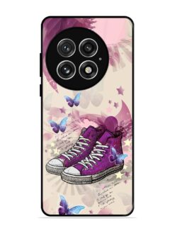 Pair Of Purple High-Top Sneakers SoftSnap Case for Oneplus 13 (5G)