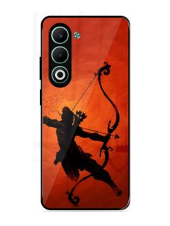 Illustration Lord Rama Glossy Metal Phone Cover for Oppo A5 (5G)