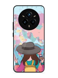 World Map SoftSnap Case for Realme 14 Pro (5G)