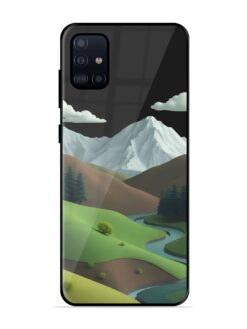 Stylized Mountain Scene SoftSnap Case for Samsung Galaxy A51