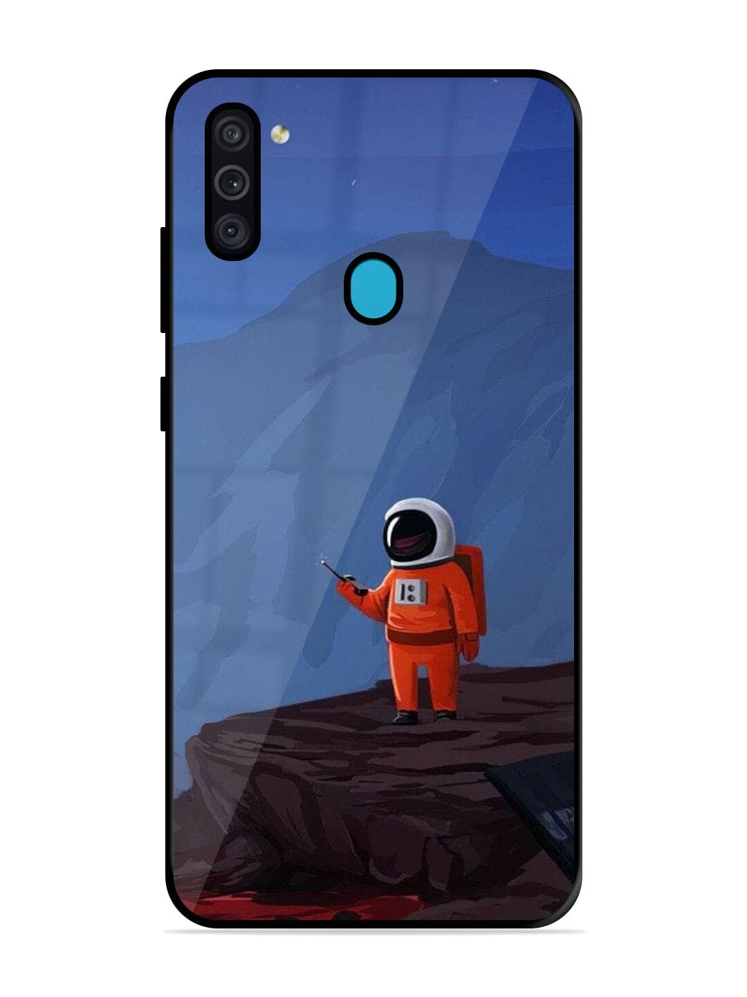 Buy Digital Painting Of An Astronaut SoftSnap Cover for Samsung Galaxy M11  at 199 Only Zapvi