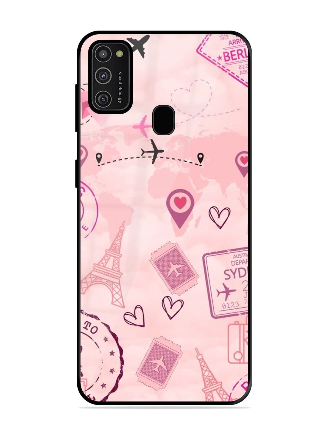 Buy Pink Passport SoftSnap Cover for Samsung Galaxy M21 (2021) at 199  Only Zapvi