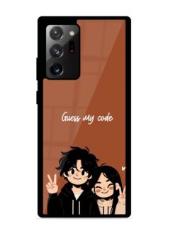 Cute Couple Cartoon Illustration SoftSnap Case for Samsung Galaxy Note 20 Ultra