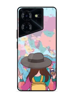 World Map SoftSnap Case for Tecno Pova 5 Pro (5G)