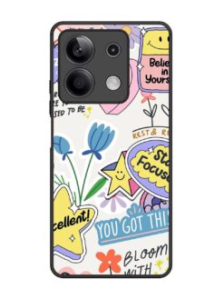 Colorful Motivational Stickers SoftSnap Case for Xiaomi Redmi Note 13 (5G)