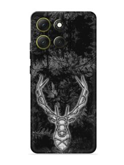 Ancient Deer Embossed Soft Silicone Case for Motorola Moto G86 (5G)
