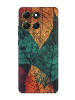 Leaves Artwork Embossed Soft Silicone Case for Motorola Moto G86 (5G)