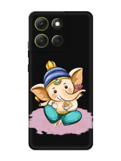 Bal Ganesh Vector Art Embossed Soft Silicone Case for Motorola Moto G86 Power (5G)