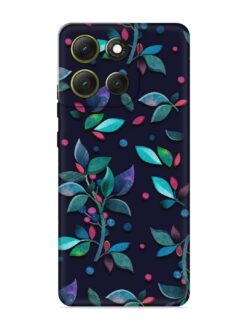 Decorative Watercolor Flower Embossed Soft Silicone Case for Motorola Moto G86 Power (5G)