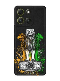 Pillars Of Ashoka Embossed Soft Silicone Case for Motorola Moto G86 Power (5G)