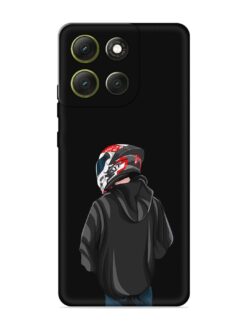 Motorcycle Rider Embossed Soft Silicone Case for Motorola Moto G86 Power (5G)