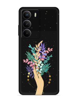 Flower On Hand Embossed Soft Silicone Case for Realme Narzo 80 Lite (5G)