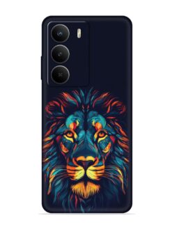 Colorful Lion Embossed Soft Silicone Case for Realme Narzo 80 Lite (5G)