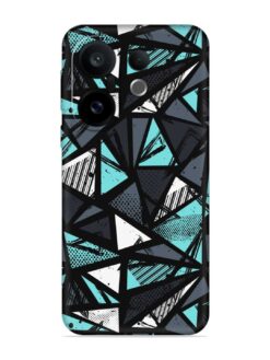 Abstract Seamless Embossed Soft Silicone Case for Vivo X200 FE (5G)