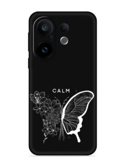 Calm Embossed Soft Silicone Case for Vivo X200 FE (5G)