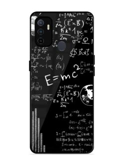E=Mc2 Mass?Energy Equivalence Glossy Metal Phone Cover for Oppo A53
