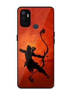 Illustration Lord Rama Glossy Metal Phone Cover for Oppo A53