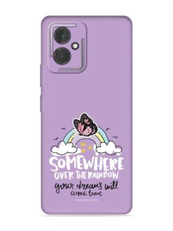 Rainbow Butterfly Design Embossed Soft Silicone Case for HMD Vibe (5G)