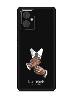 Rebels Slogan Man Embossed Soft Silicone Case for HMD Vibe (5G)