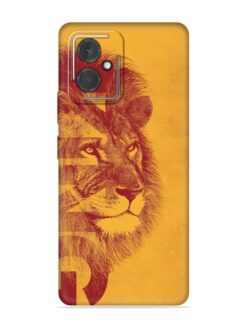Gold Lion Crown Art Embossed Soft Silicone Case for HMD Vibe (5G)