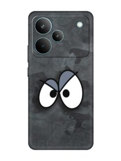 Big Eyes Night Mode Embossed Soft Silicone Case for Realme P4 Pro (5G)