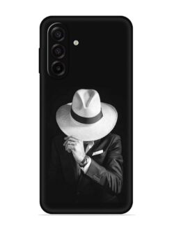 Men Under Hat Embossed Soft Silicone Case for Samsung Galaxy A17 (5G)