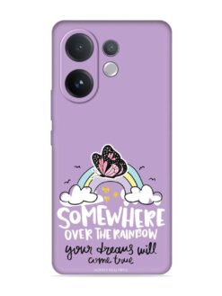 Rainbow Butterfly Design Embossed Soft Silicone Case for Vivo V60 (5G)