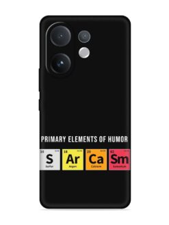 Primary Elements Humor Embossed Soft Silicone Case for Vivo V60 (5G)