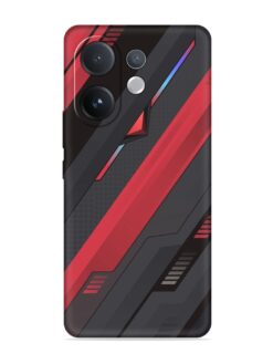 Material Desk Art Embossed Soft Silicone Case for Vivo V60 (5G)