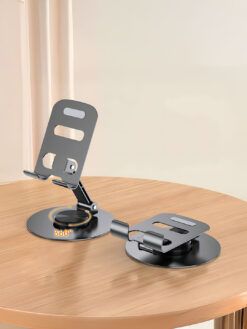 Alternative view of Adjustable 360° Rotating Desktop Phone Stand