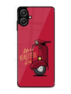 Life Is Beautiful Rides Glossy Metal Phone Cover for Samsung Galaxy A06 (4G)