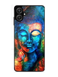 Buddha Painting Glossy Metal Phone Cover for Samsung Galaxy A06 (4G)