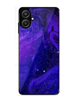 Galaxy Acrylic Abstract Art Glossy Metal Phone Cover for Samsung Galaxy A06 (4G)
