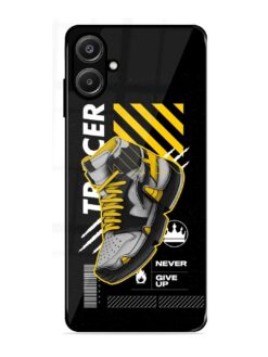 Shoe Background Glossy Metal Phone Cover for Samsung Galaxy A06 (4G)